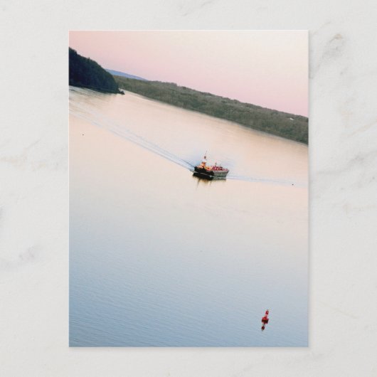 Onderaan de Hudson Briefkaart (Voorkant)