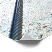 Onderaan de kabels van Half Dome Poster (Hoek)