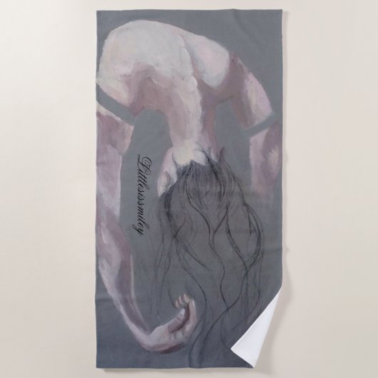 Onderaan de keuken strandlaken (Voorkant)