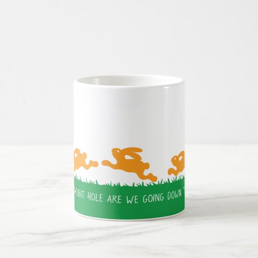 Onderaan de konijnengat Mok (Center)