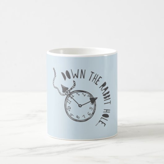 onderaan de mok van het konijnengat (Center)