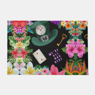 Onderaan de Rabbit Hole Doormat Deurmat