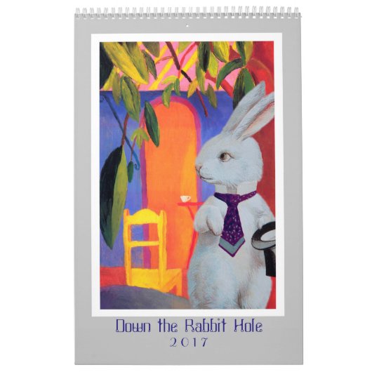 Onderaan de Rabbit Hole - White Rabbit 2017 Calend Kalender (Hoes)