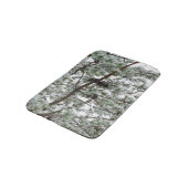 Onderaan de sneeuwbedekte pijnboom Winter Foto Badmat (Gekanteld)