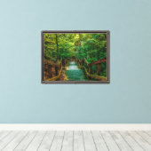 Onderaan de Stappen Canvas Afdruk (Insitu (Houten vloer))