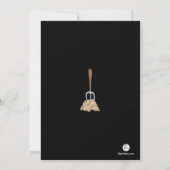 Onderaan de uitnodiging tot het Boerderij (Achterkant)