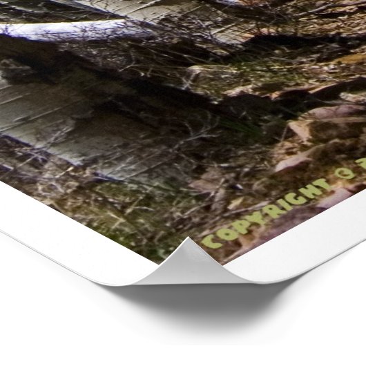 Onderaan de weg poster (Hoek)