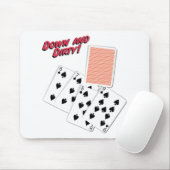 Onderaan en Ver - Poker Slang - Spel om te winnen Muismat (Met muis)