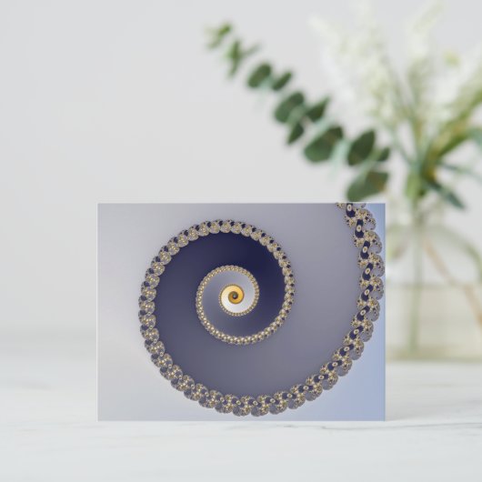 Onderaan - Fractal Briefkaart (Staand voorkant)