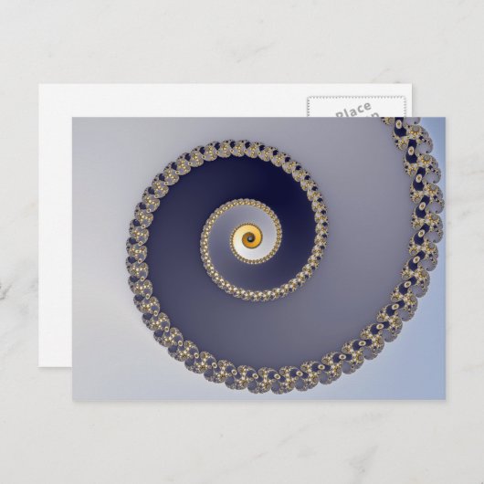 Onderaan - Fractal Briefkaart (Voorkant / Achterkant)