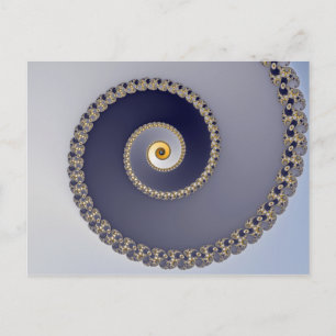 Onderaan - Fractal Briefkaart