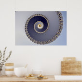 Onderaan - Fractal Poster (Keuken)