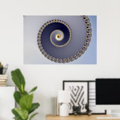 Onderaan - Fractal Poster (Thuiskantoor)