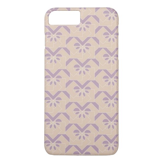 Onderaan het lavenderpatroon Case-Mate iPhone case (Achterkant)