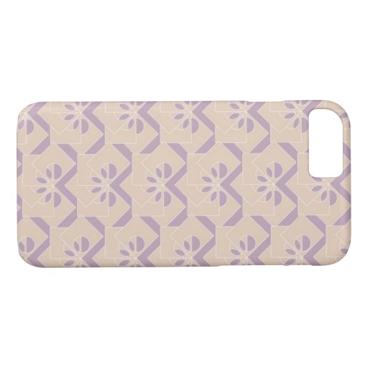 Onderaan het lavenderpatroon Case-Mate iPhone case (Achterkant (Horizontaal))