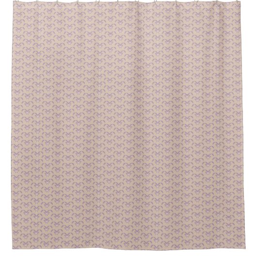 Onderaan het lavenderpatroon douchegordijn (Voorkant)