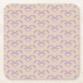 Onderaan het lavenderpatroon kartonnen onderzetters (Voorkant)
