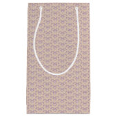 Onderaan het lavenderpatroon klein cadeauzakje (Voorkant)