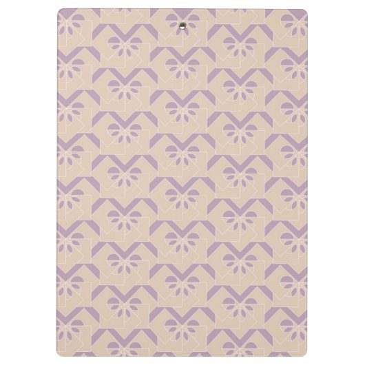 Onderaan het lavenderpatroon klembord (Achterkant)