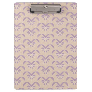 Onderaan het lavenderpatroon klembord