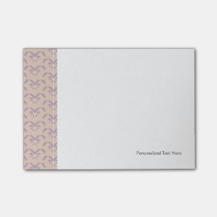 Onderaan het lavenderpatroon post-it® notes