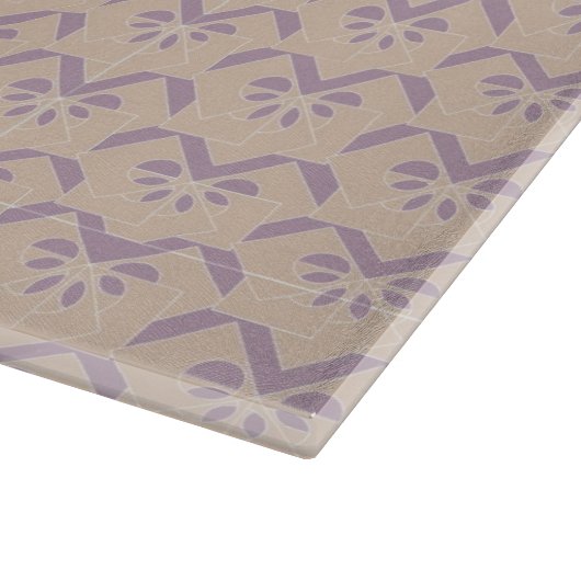 Onderaan het lavenderpatroon snijplank (Hoek)