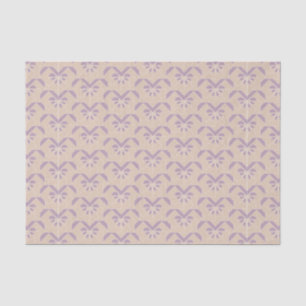 Onderaan het lavenderpatroon tissuepapier