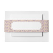 Onderaan het lavenderpatroon uitnodigingen wikkel (Voorkant Voorbeeld)