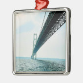 Onderaan het Mackinac Bridge-keramisch Ornament (Links)