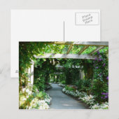 Onderaan het pad van de tuin briefkaart (Voorkant / Achterkant)