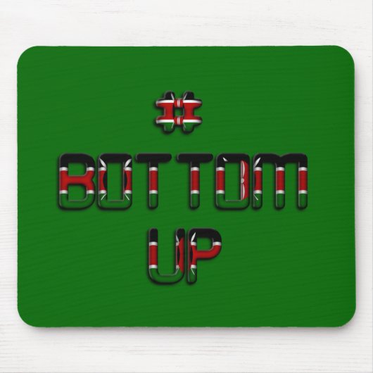 Onderaan Kenia Peace Love and Unity Muismat (Voorkant)