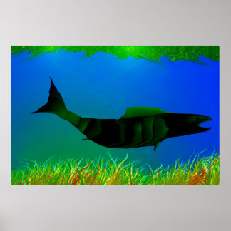 Onderaan onder het Digitale Schilderen Poster