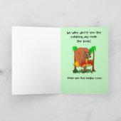 Onderaan op uw geluk… kaart (Binnen)