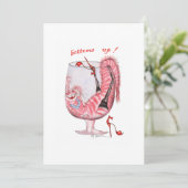 onderaan, tony fernandes-uitnodiging kaart (Staand voorkant)