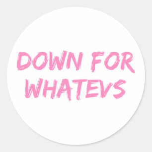 Onderaan voor Wevs New Hot Swinger Ronde Sticker