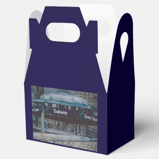 Onderaardse blauwvintonijn bedankdoosjes (Geopend)