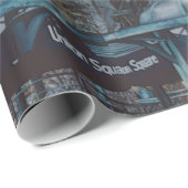 Onderaardse blauwvintonijn cadeaupapier (Rol Hoek)