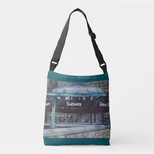 Onderaardse blauwvintonijn crossbody tas (Voorkant)
