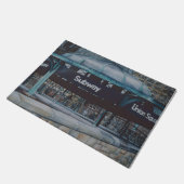 Onderaardse blauwvintonijn deurmat (Schuin)