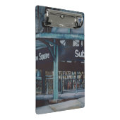 Onderaardse blauwvintonijn mini klembord (Schuin)