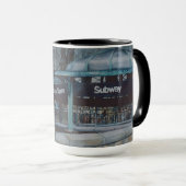 Onderaardse blauwvintonijn mok (Voorkant rechts)