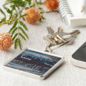 Onderaardse blauwvintonijn sleutelhanger (Zijkant)