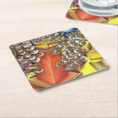 Onderafdeling Ruimte en handel Kartonnen Onderzetters (Schuin)