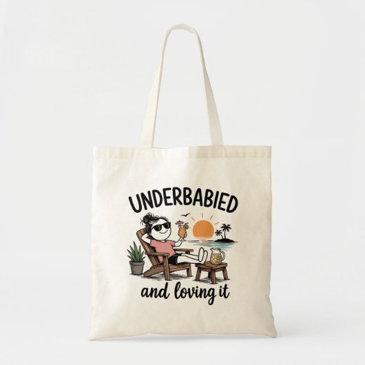 Onderbaba en er van genieten! tote bag (Voorkant)
