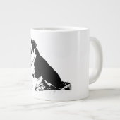 Onderbeet Attitude, Bold B&W Grote Koffiekop (Voorkant rechts)