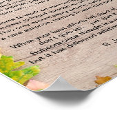 "Onderbewust denken" een gedicht over probleemoplo Poster (Hoek)