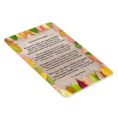 "Onderbewust denken" gedicht op 4"x6" flex. magnet Magneet (Rechterzijde)