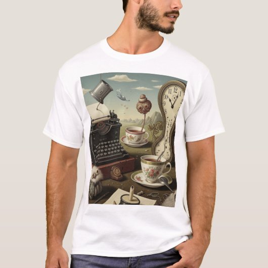 onderbewust landschap t-shirt (Voorkant)