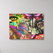 Onderbewuste Dreams Digitale Collage van KEB Canvas Afdruk (Voorkant)