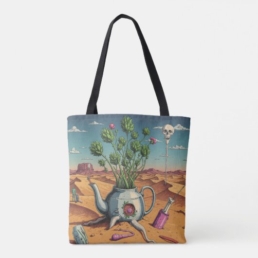 onderbewuste luchtspiegeling tote bag (Achterkant)